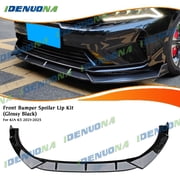 Front Bumper Lip Splitter Spoiler for 2021-2025 Kia K5 EX LX GT Gloss Black