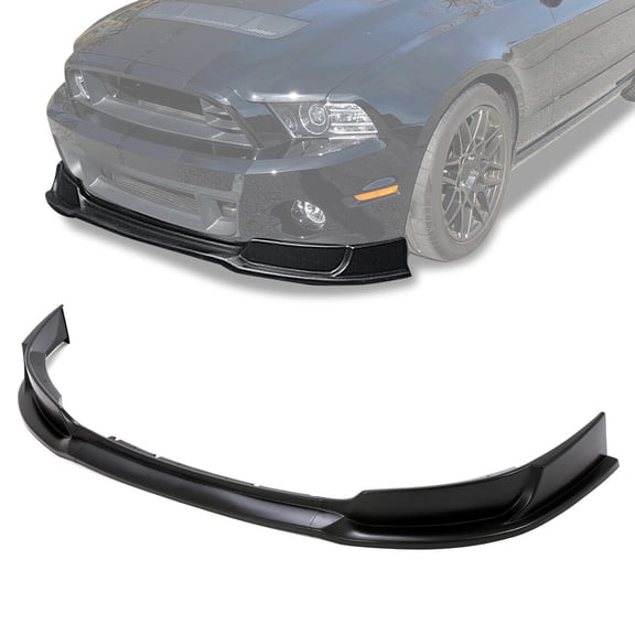 Front Bumper Lip Spoiler Splitter Chin RTR Style For Ford Mustang GT V8 2013-14
