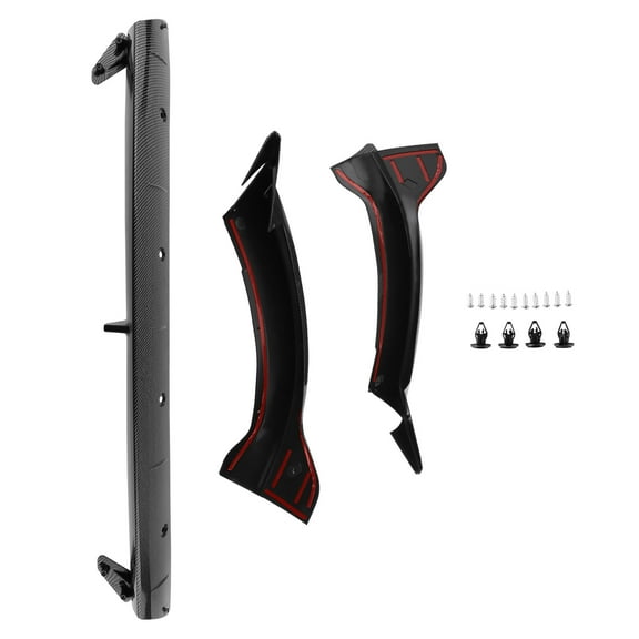 Front Bumper Lip Spoiler Splitter for Tesla Model Y 2020-2024 Carbon Style ABS