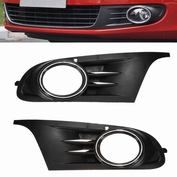 Front Bumper Lower Fog Lights Grille Covers Insert for VW for Golf MK6 TDI TSI for JETTA