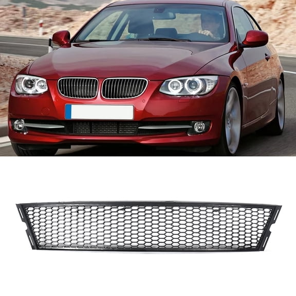 Front Bumper Lower Grille Center Fits 2011-2013 BMW E92 E93 LCI Replace For 51117227889