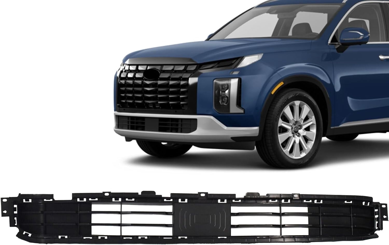 Front Bumper Lower Grille Compatible with Hyundai Palisade Limited SEL ...