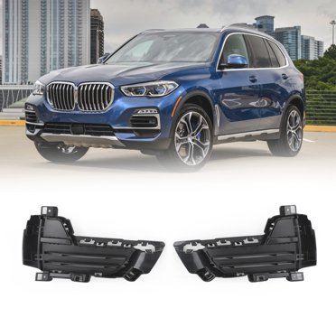 Front Bumper Lower Mesh Grille Set For BMW X5 F15 2014-2018 – Black ABS – Left & Right