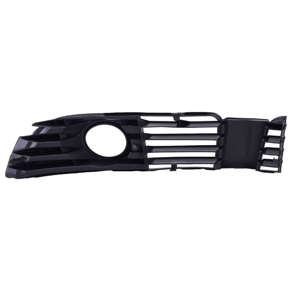 Front Bumper Lower Right Light Grille Cover - Black Horizontal Billet Style-Front Bumper Lower Right Fog Light Grille Cover