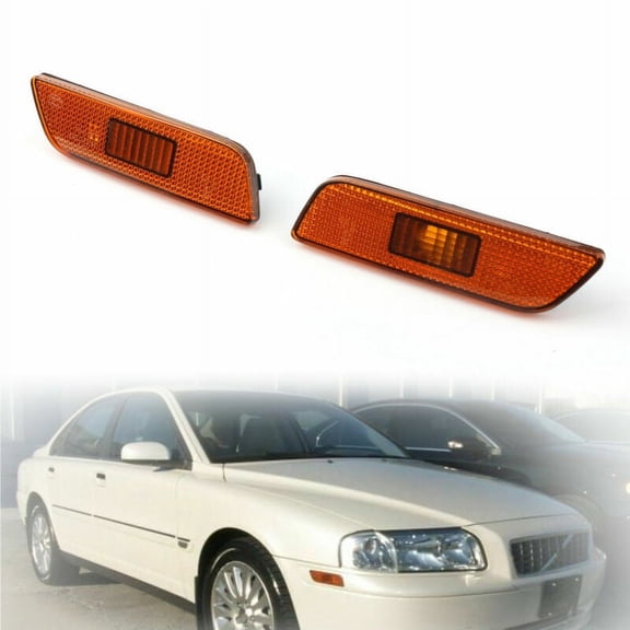 Front Bumper Pair Left Right Turn Signal Lamp Light Fits Volvo S80 1998-2006 U1