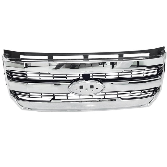 Front Bumper Radiator Grille Chrome W/o camera Alt.Ref.:FL348200PBSMAS by EGOESWELL