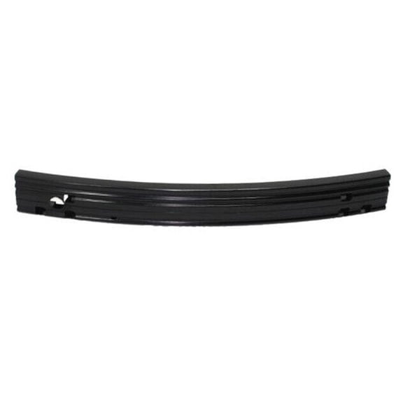 Front Bumper Reinforcement Crossmember Impact Bar - Primed Steel Construction - Black Smooth Finish