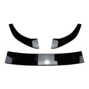 Front Bumper Splitter Lip For Volkswagen Golf 7 MK7 GTI R Rline 2013-2016 Black