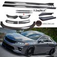Front Bumper Spoiler Body Kit Side Skirt Rear Lip For Honda Accord