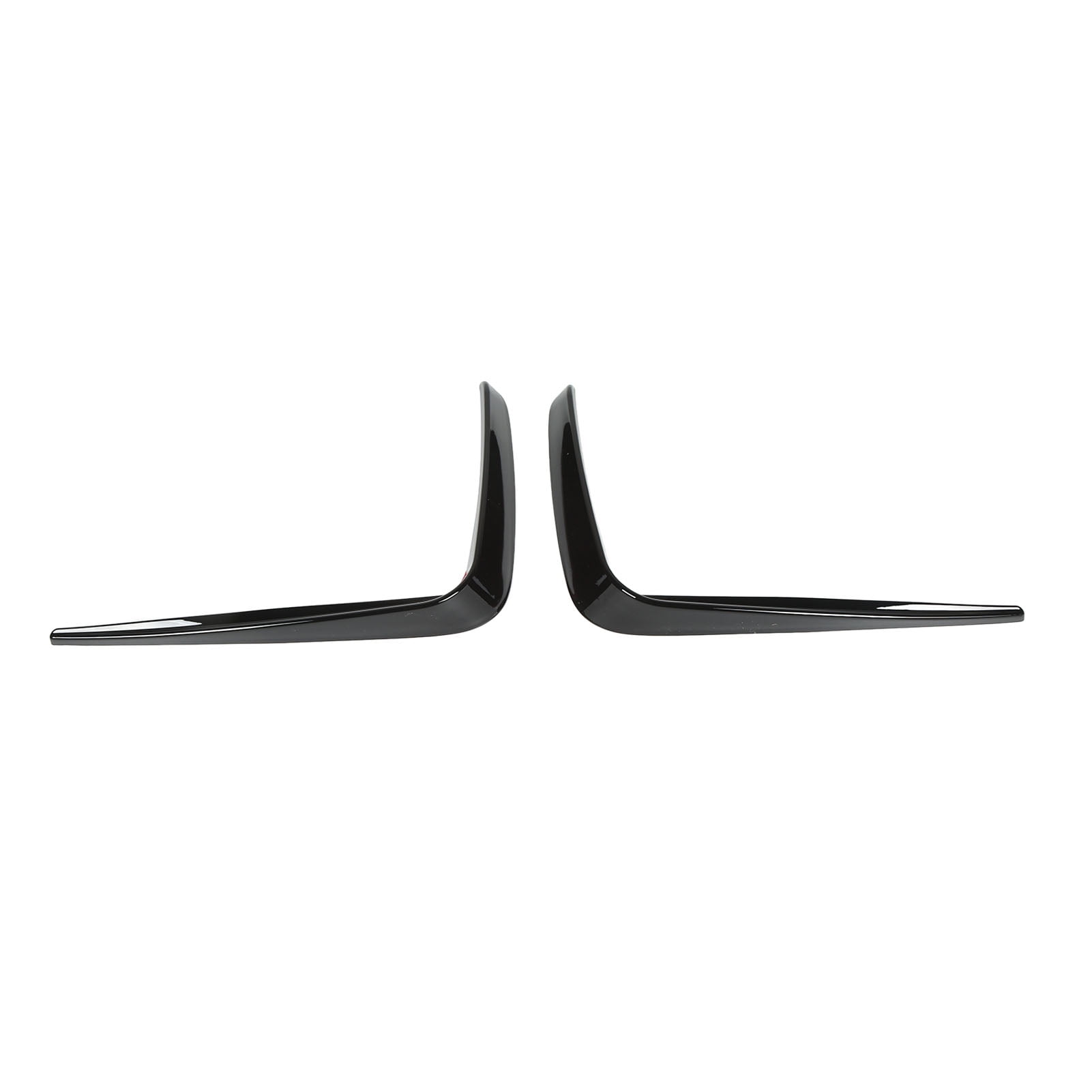 Front Bumper Spoiler, Front Bumper Vent Trim Glossy Black For 3 Series