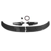 Front Bumper Spoiler Lip Cover For 2011-2017 BMW F10 5 Series M Sport Carbon Fiber Look