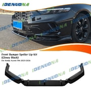 Front Bumper Spoiler Lip For Honda Accord 11th 2023-2026 Gloss Black