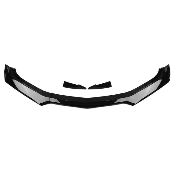 Front Bumper Spoiler Lip Side Trim For Chevrolet Camaro 2016-2022 2017 Carbon Style Glossy Black