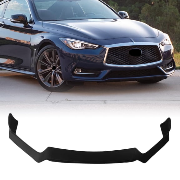Front Bumper Spoiler Lip Splitter for Infiniti Q60 2017-2022
