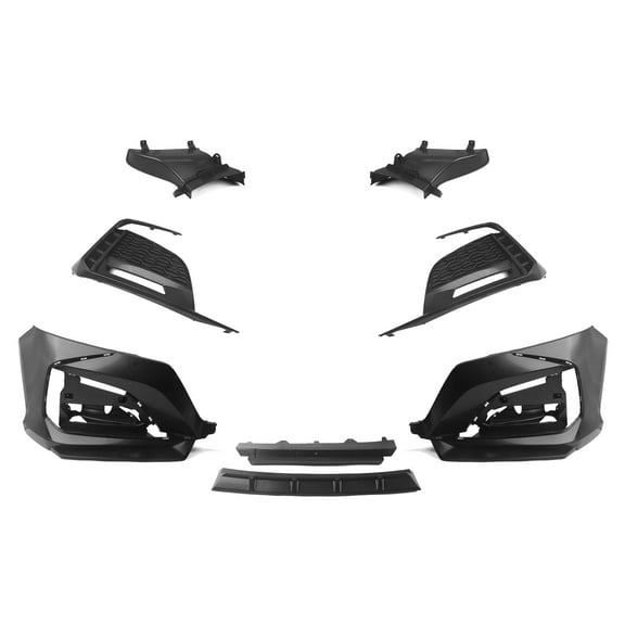 Front Bumper Surround Molding Cover Trim For Honda Accord 10th 2018-2021 YOFER White Black Unpainted