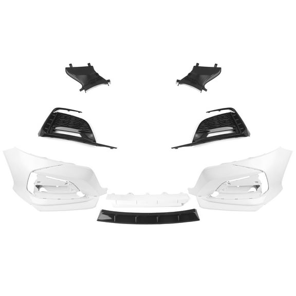 Front Bumper Surround Molding Cover Trim For Honda Accord 10th 2018-2021 YOFER White Black Unpainted