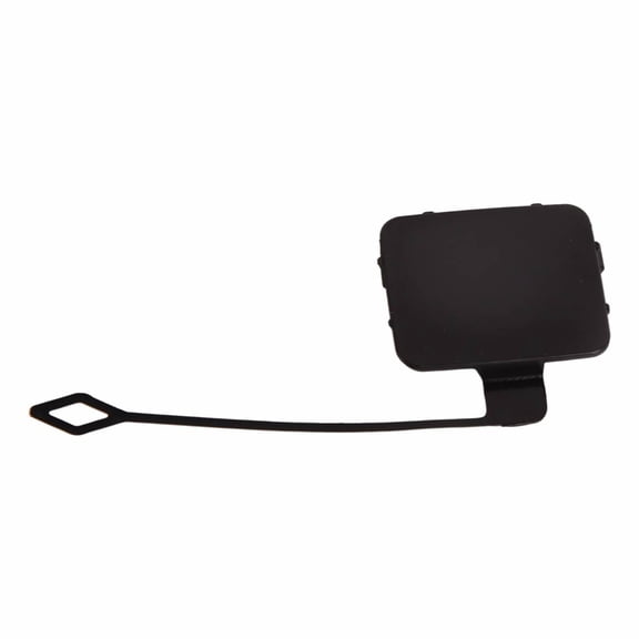 Front Bumper Tow Cover, Black Plastic Trailer Hitch Protector, 50mm x 40mm-Front Bumper Tow Hook Cap Trailer Cover