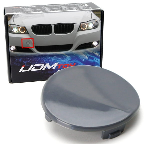 Front Bumper Tow Hook Cap Cover Replacement For 2009-2012 BMW LCI Model E90 3 Series 328i 335i 4-Door Sedan, etc