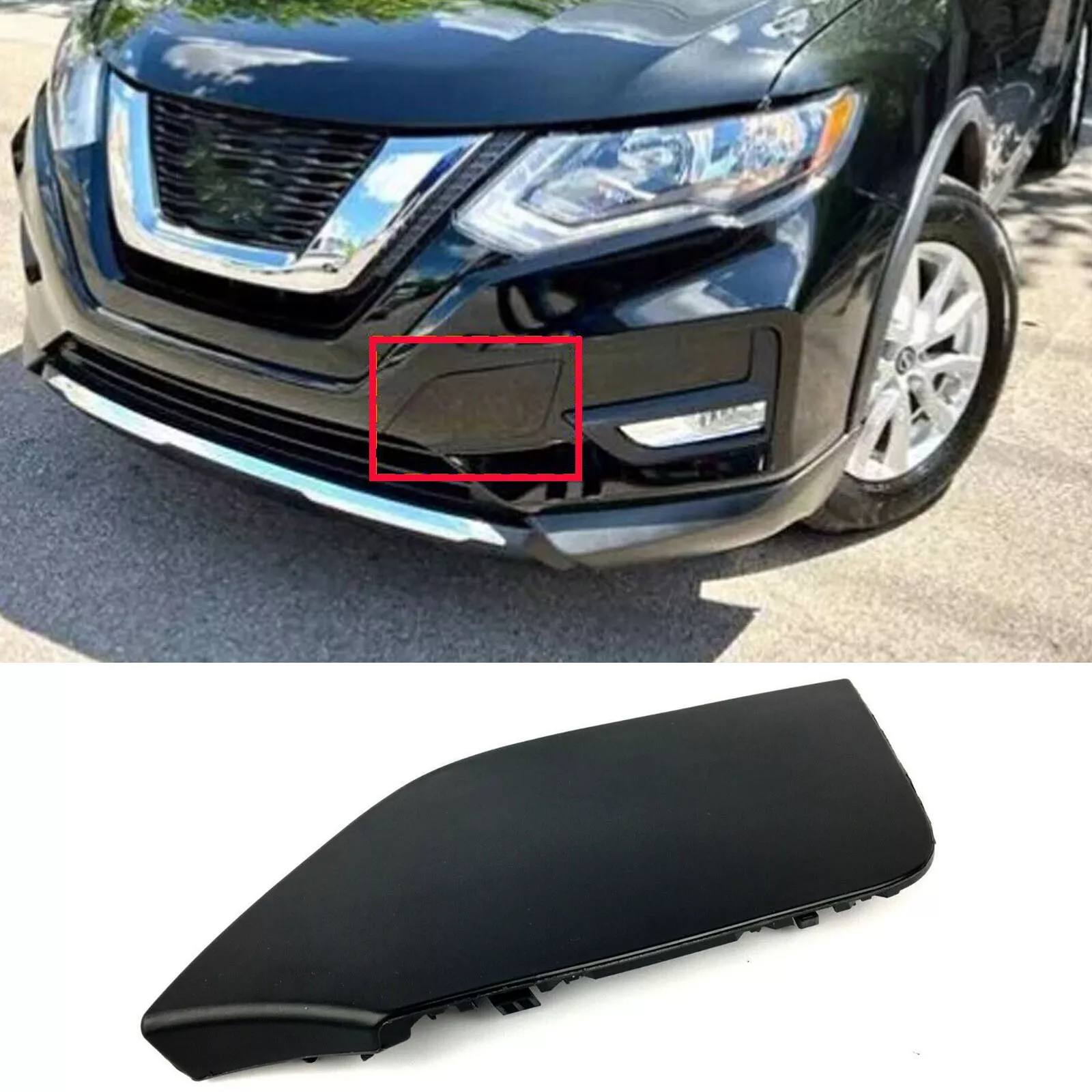 For 2017-2020 Nissan Rogue Front Bumper Tow Hook Cover 622A0
