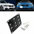 thumbnail image 1 of Front Bumper Tow Hook License Plate Mounting Bracket Holder for BMW 1 3 5 Series, 1 of 8