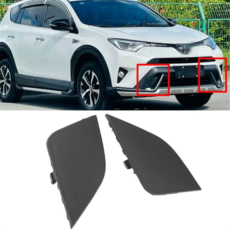Front Bumper Tow Hook Towing Eye Cover Cap for Toyota RAV4 2016