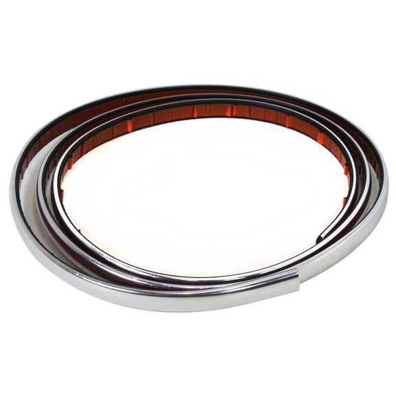Front Bumper Trim Compatible with FORD CROWN VICTORIA 1998-1999 Base/LX Model Plastic Chrome