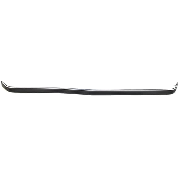 Front Bumper Trim Compatible with GMC C/K FULL SIZE P/U 1988-2002 Impact Strip Plastic Black/Chrome 1-Piece Type
