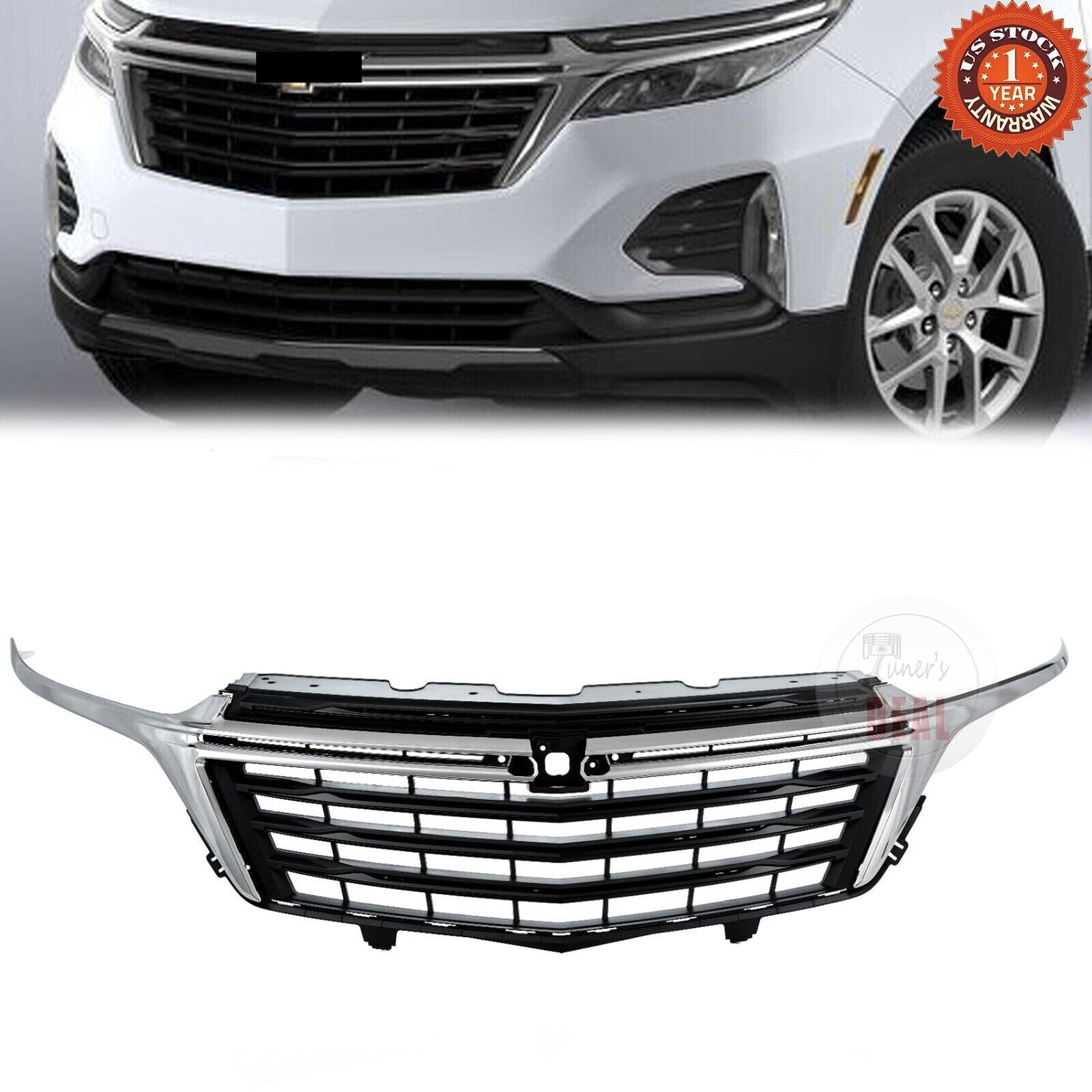 Front Bumper Upper Car Grille Assembly for 2022 2023 Chevrolet Equinox ...