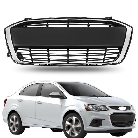 Front Bumper Upper Grille Assembly Fit For Chevrolet Sonic LS 2017-2020 New