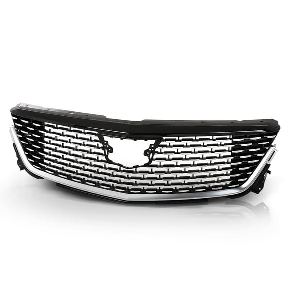 Front Bumper Upper Grille Grill Black Chrome Fit For 2020-2024 Cadillac CT4