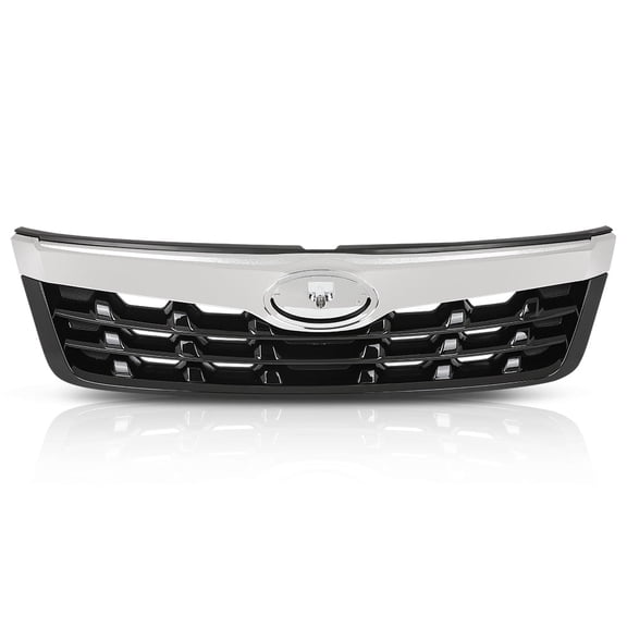 Front Bumper Upper Grille Grill Chrome Trim Fit for Subaru Forester 2011-2013
