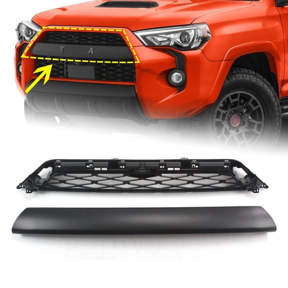 Front Bumper Upper Grille Mesh Grill Assy Fits 2020-2023 Toyota 4Runner TRD Pro