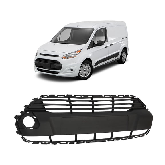 Front Bumper Upper Grille Mesh Plastic Grill For Ford Transit Connect 2014-2018