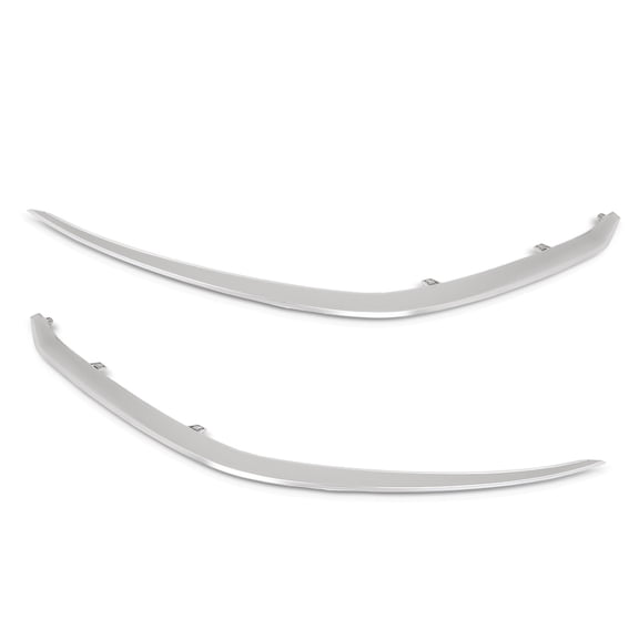 Front Bumper Upper Grille Molding Trim Left+Right Fit For 2022-2024 Kia Forte