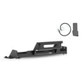 thumbnail image 1 of Front Bumper Winch Plate Fit for 2020-2024 Chevy Silverado 2500,3500,2500 HD,3500 HD ,Carbon Steel Layer Winch Plate w/Flip-up Licence Plate Mounting Bracket, Extension Cable, Black Powder Coated, 1 of 10