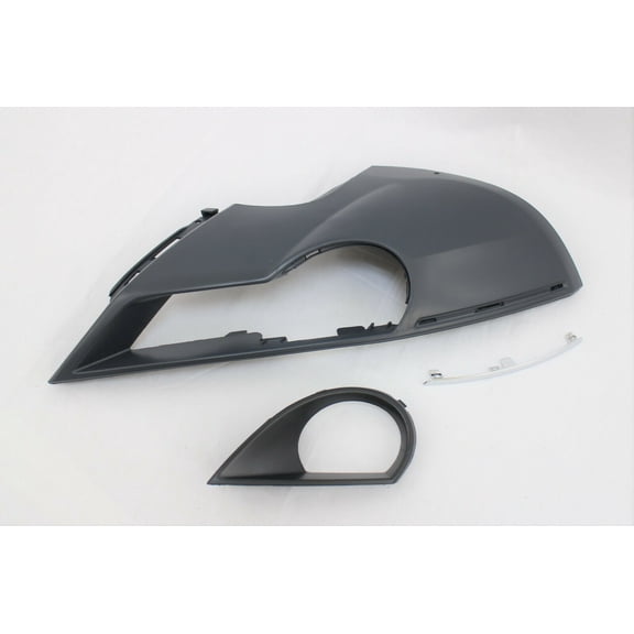 Front Bumper cover lower spoiler trim fog light bezel 3pc fits 2010-2015 Q7 Base