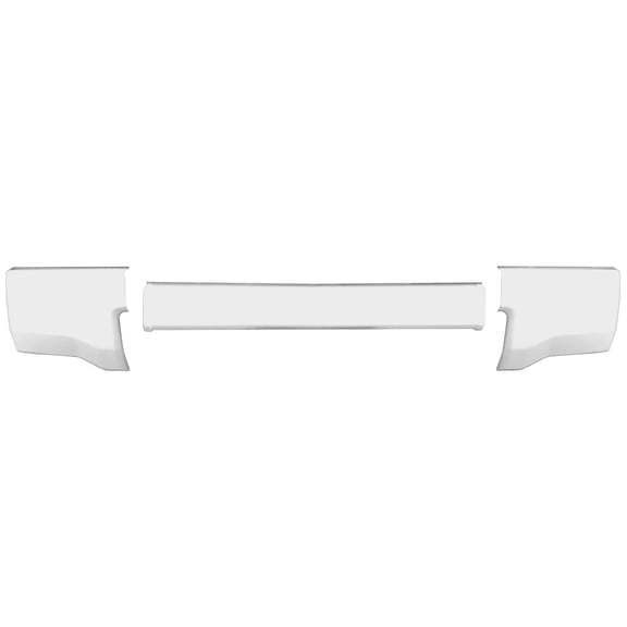 Front BumperShellz - Gloss White - w/o snsr w/o fogs (Bumper Cover) for 14-15 Chevrolet Silverado 1500