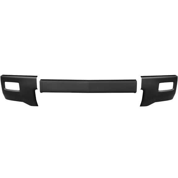 Front BumperShellz - Matte Black - w/o snsr w/ fogs (Bumper Cover) for 14-15 Chevrolet Silverado 1500