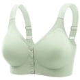 thumbnail image 1 of Front Button Wireless Bras for Women Plus Size, Soft Support Sleeveless Comfortable Daily Underwear, 1 of 4