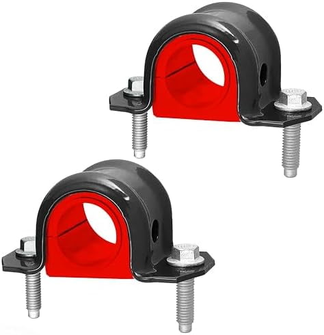 RAM 2500 Front Sway Bar Endlinks Bushings; 32mm; Red (03-09 4WD - View #3