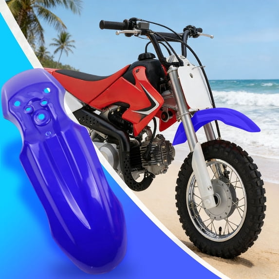 Front for CRF50, CRF50 Pit Bike Front Mudguard, Durable Plastic Replacement, Off-road Motorcycle Accessories for Honda CRF50, Chinese 50cc Pit Bikes, Lightweight, Matte Black Finish