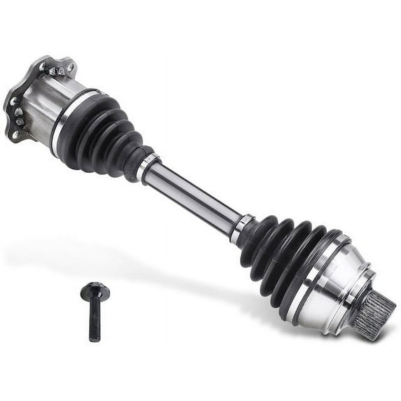 Front CV Axle Assembly 1 - Compatible with 2009 - 2011 Audi A4 Sedan 2.0L 4-Cylinder 2010