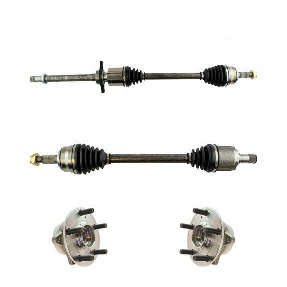 Front CV Axle Shaft Assembly Wheel Hub Bearing Kit Set 4pc For Odyssey 6sp Auto Fits select: 2014-2017 HONDA ODYSSEY EXL, 2011-2013 HONDA ODYSSEY TOURING/TOURING ELITE