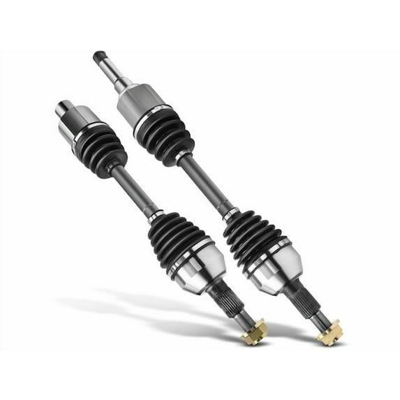 Front CV Axle Shaft Set 2 - Compatible with 2010 - 2016 Chevy Equinox 2.4L 4-Cylinder 2011 2012 2013 2014 2015