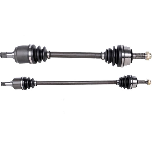 Front CV Axle Shaft Set - Compatible with 1988 - 1991 Honda CRX HF 1989 1990