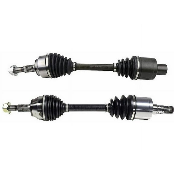 Front CV Axle Shaft Set of 2 - Compatible with 2005 - 2010 Jeep Grand Cherokee AWD (with Limited Slip Differential) 2006 2007 2008 2009