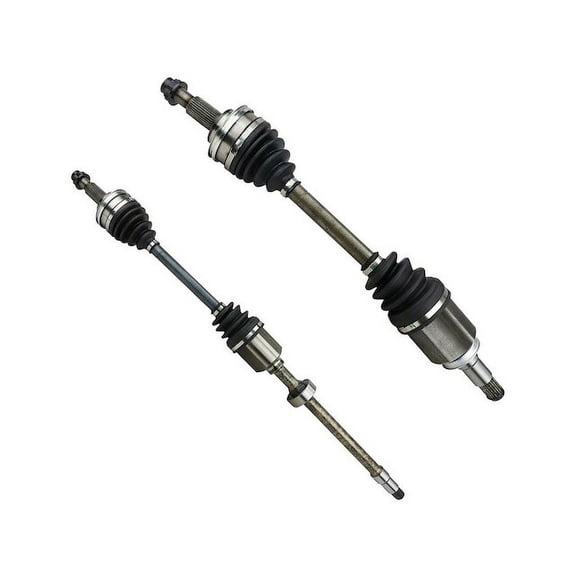 Front CV Axle Shaft - Set of 2 - Compatible with 2016 - 2017 IS200t 2.0L 4-Cylinder Turbo Automatic Transmission