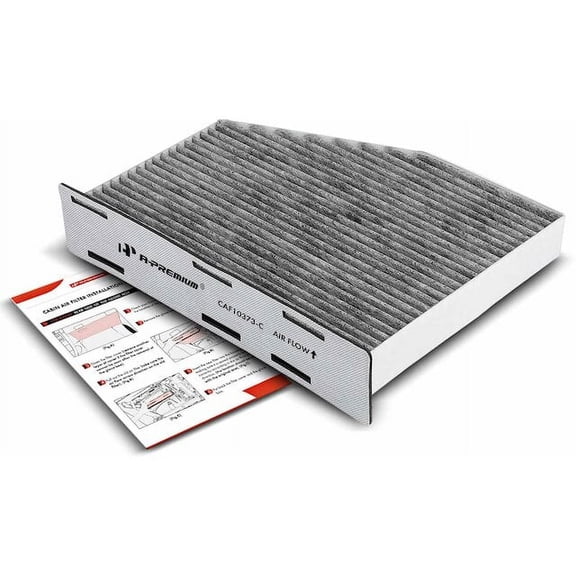 Front Cabin Air Filter 1 - Compatible with 2009 - 2018 Volkswagen Tiguan 2.0L 4-Cylinder 2010 2011 2012 2013 2014 2015 2016 2017
