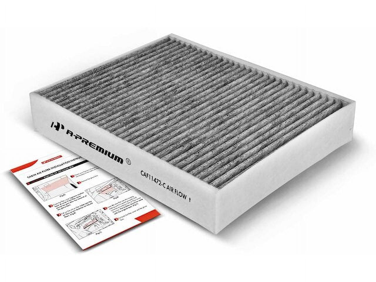 Front Cabin Air Filter 1 - Compatible with 2013 - 2018 BMW 320i 2.0L 4-Cylinder 2014 2015 2016 2017
