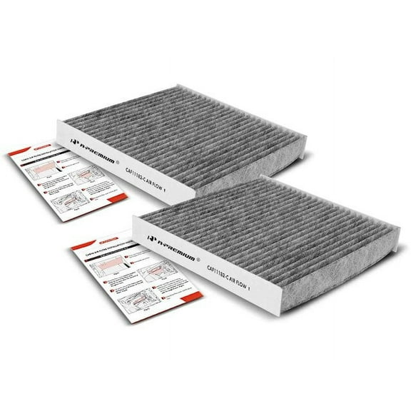 Front Cabin Air Filter Set 2 - Compatible with 2016 - 2022 Honda Civic - Autopart Premium